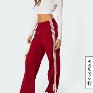 Women's Red Track Pants